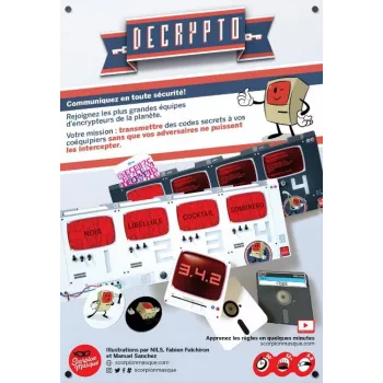 Jeu d'ambiance Decrypto - En Quête de Jeux