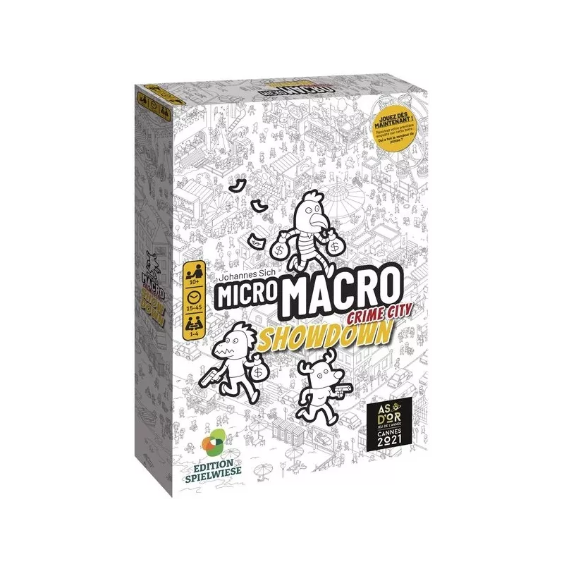 MicroMacro Crime City 4 Showdown | Jeu d'enquête