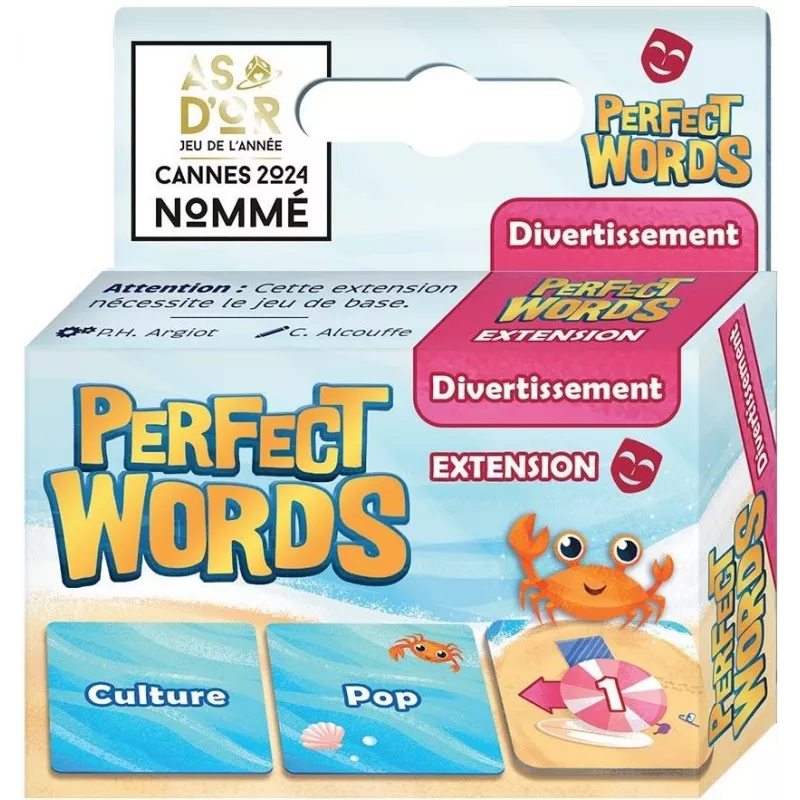 Extension Divertissement pour  Perfects Words - En Quête de Jeux