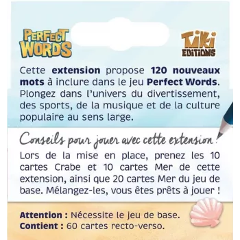 Extension Divertissement pour  Perfects Words - En Quête de Jeux