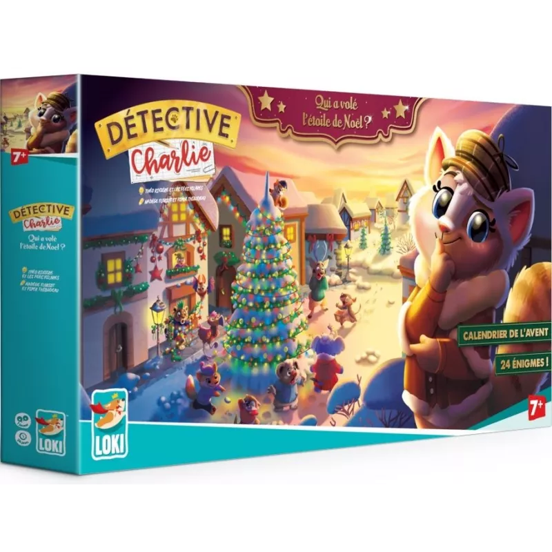 Calendrier de l'avent Détective Charlie. En Quête de Jeux