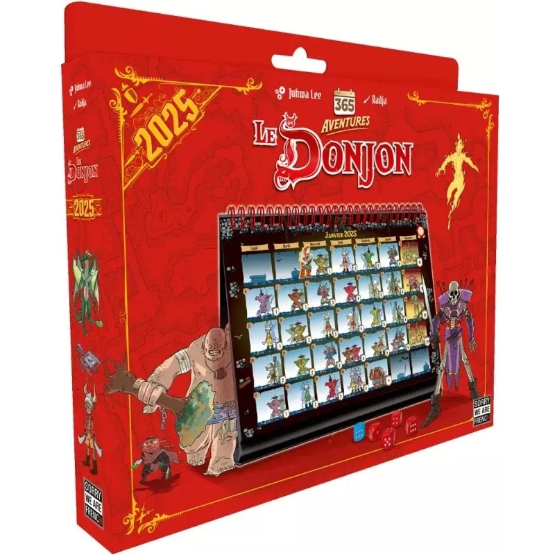 Calendrier - 365 AVENTURES - Le Donjon - En quête de jeux