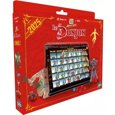 Calendrier - 365 AVENTURES - Le Donjon - En quête de jeux