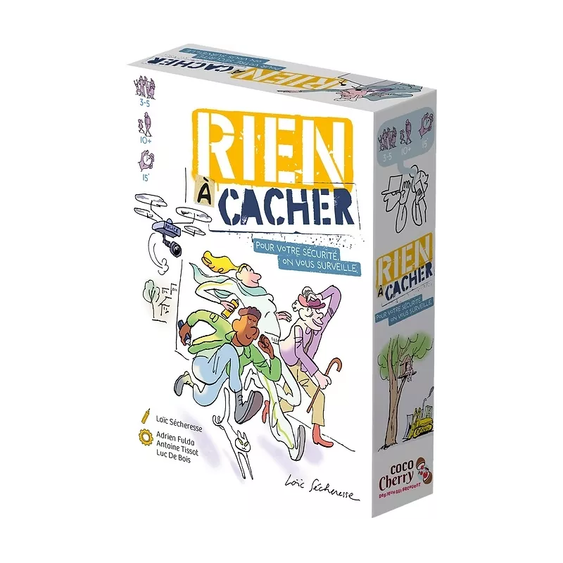 Jeu de défausse - Rien à cacher - En quête de jeux