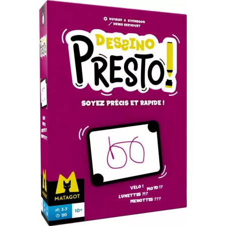 Jeu d'ambiance Dessino Presto - En Quête de Jeux