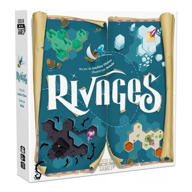 Jeu de Flip & Write - Rivages - En quête de jeux Jeu de Flip & Write - Rivages - En quête de jeux