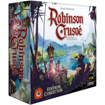 Jeu coopératif - Robinson Crusoé - Aventures sur l'île maudite : Edition Collector - En quête de jeux