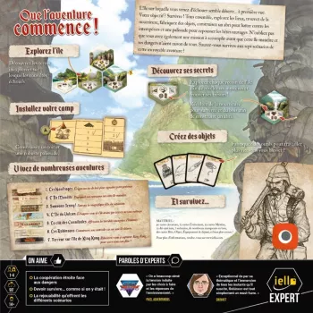 Jeu coopératif - Robinson Crusoé - Aventures sur l'île maudite : Edition Collector - En quête de jeux