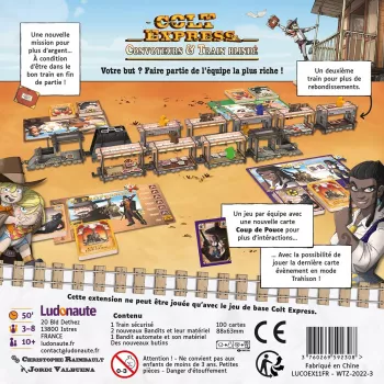 Colt express : Convoyeurs et train blindé - En Quête de Jeux...