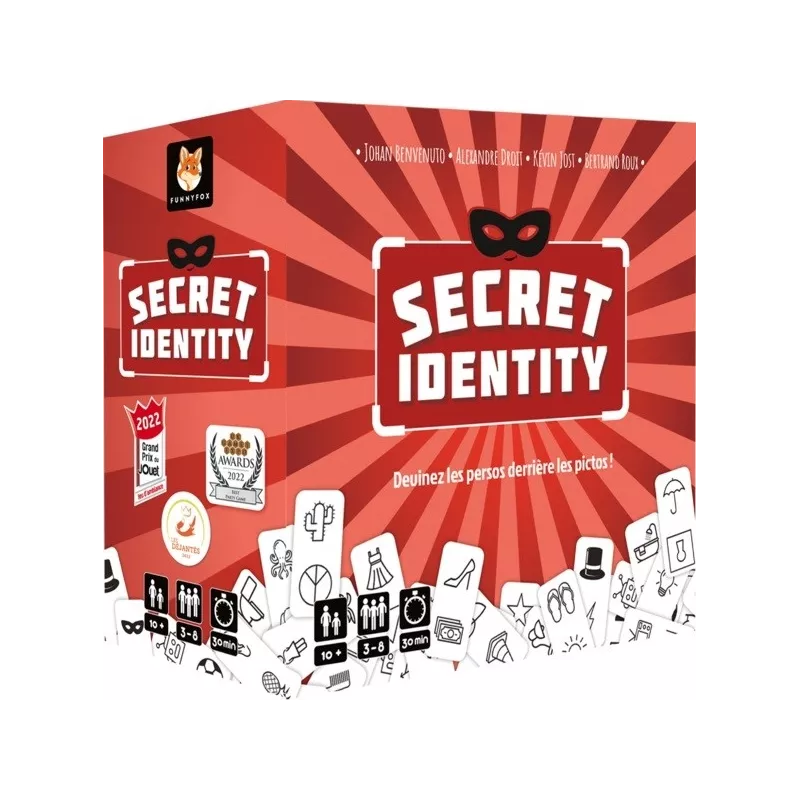Jeu d'ambiance - Secret Identity - Version 2024 - En quête de jeux