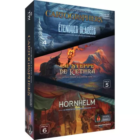 Packs de parchemins pour Cartographers - En Quête de Jeux