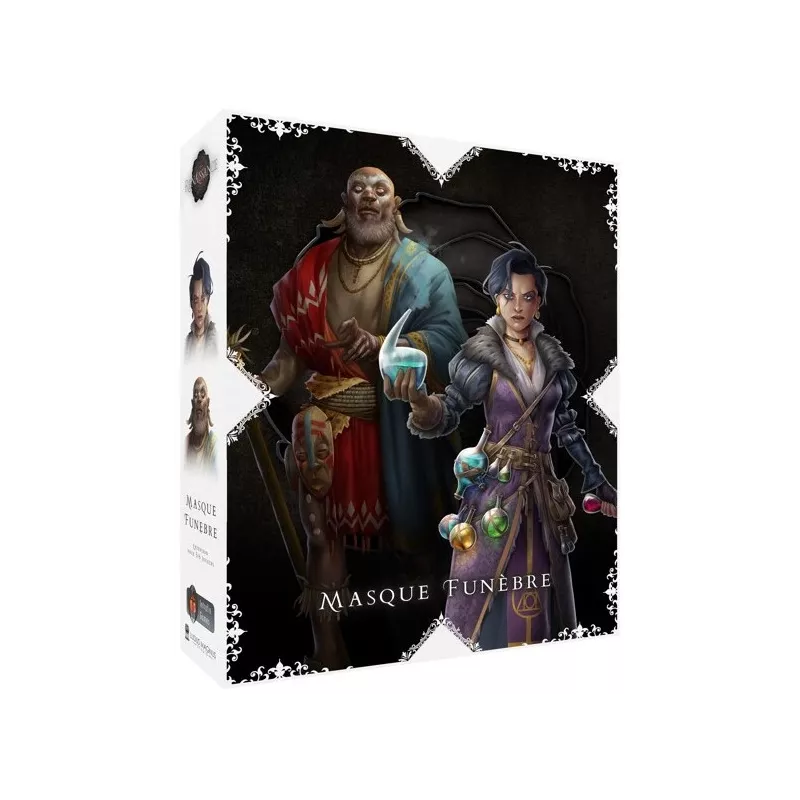 Extension Masque funèbre pour le jeu Black Rose Wars Renaissance  - En Quête de Jeux