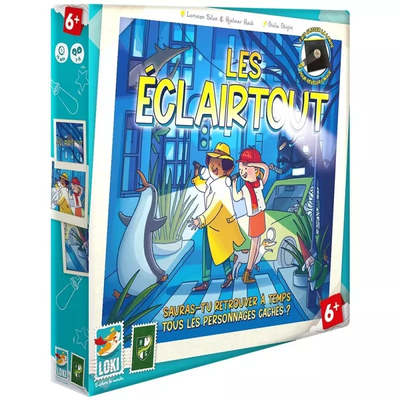 Jeu d'enquête enfant - Les Eclairtout - En quête de jeux
