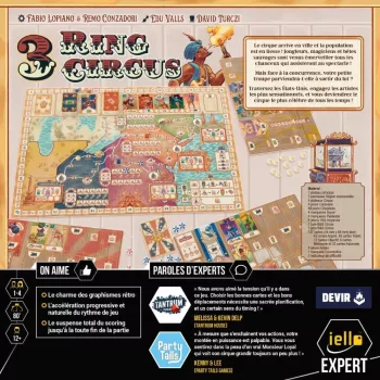 Jeu expert - 3 Ring Circus - En quête de jeux