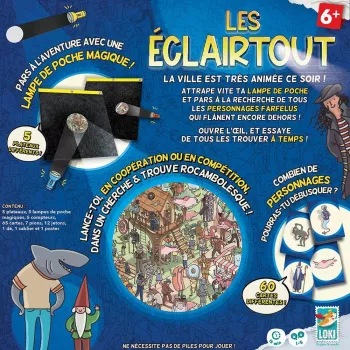 Jeu d'enquête enfant - Les Eclairtout - En quête de jeux