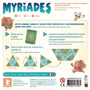 Jeu de tuiles - Myriades - En quête de jeux
