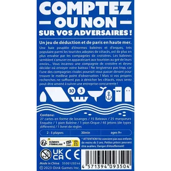Jeu de mémoire - Whale to Look - En Quête de Jeux