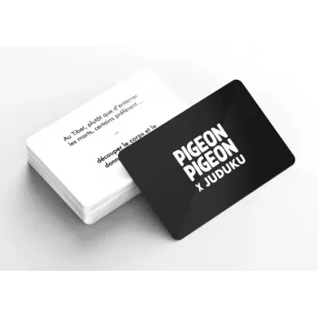 Jeu d'ambiance - Pigeon Pigeon X Juduku - En Quête de Jeux