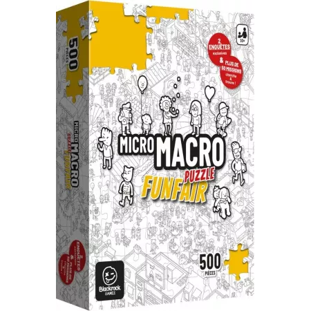 Jeu d'enquête - Micro Macro - Puzzle Funfair - En quête de jeux