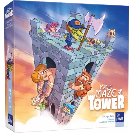 Jeu coopératif - Magic Maze Tower - En quête de jeux