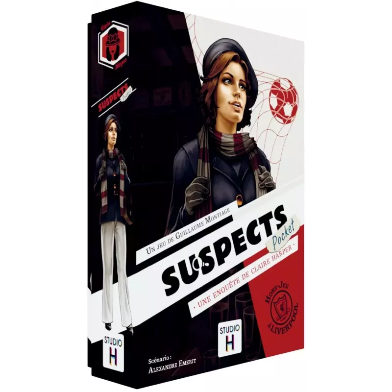 Jeu d'enquête - Suspects Pocket : Hors-jeu à Liverpool - En quête de jeux