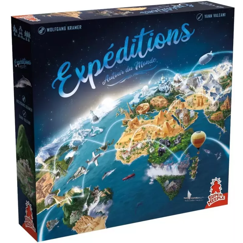 Jeu familial Expéditions Autour du Monde - En Quête de Jeux