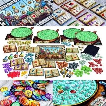 Jeu de gestion Les Charlatans de Belcastel - En Quête de Jeux
