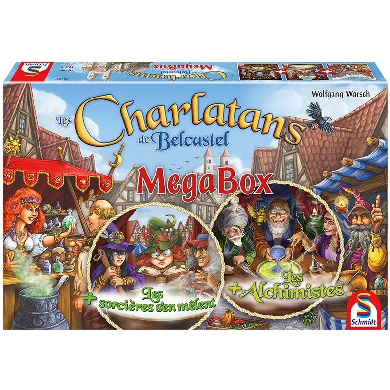 Jeu Les Charlatans de Belcastel Mégabox - En Quête de Jeux