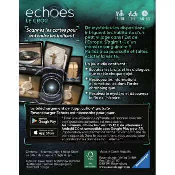 Jeu d'enquête audio - Echoes : Le Croc - En quête de jeux