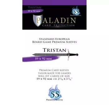 Sleeves Paladin Tristan 59x92mm | Protège-carte