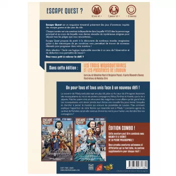 Escape Quest Mousquetaires | Livre-jeu d’enquête