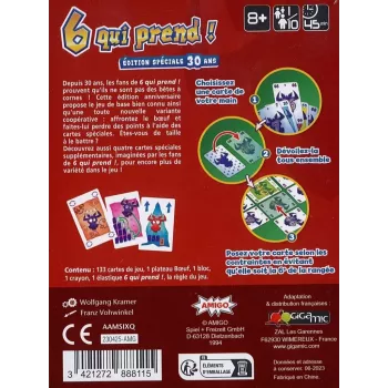 Jeu Incontournable - 6 qui prend ! Edition 30 ans - En quête de jeux