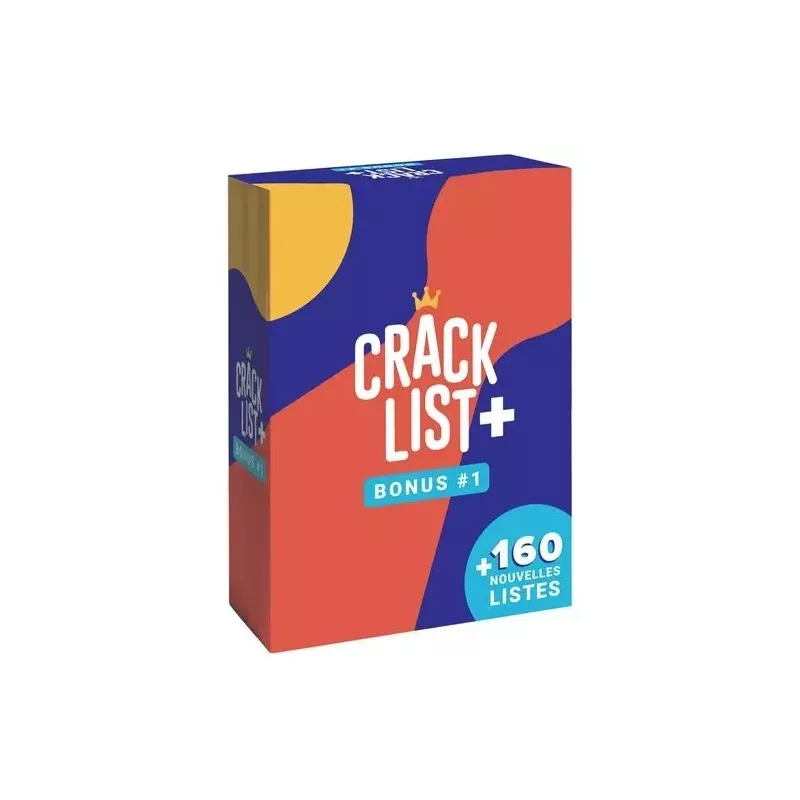 Crack List + | Jeu d’ambiance listes et rapidité