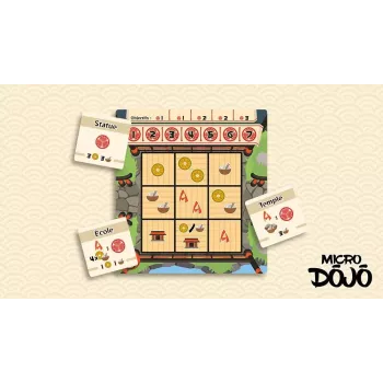 Jeu de placement Solo/2 joueurs - Micro Dojo - En quête de jeux