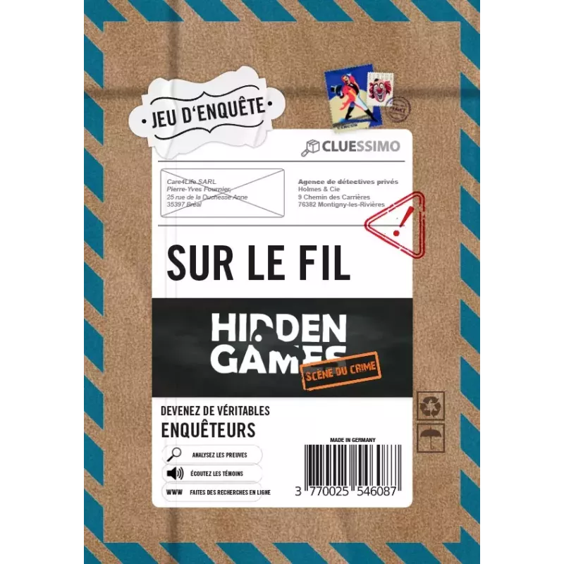 Hidden Games Sur le fil | Jeu d’enquête immersif