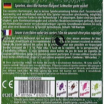 Jeu de cartes et rapidité - Ligretto Vert - En quête de Jeux