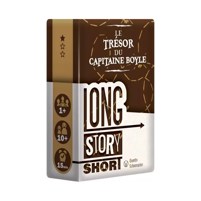 Jeu narratif - Long Story Short : Le Trésor du Capitaine Boyle - En quête de jeux