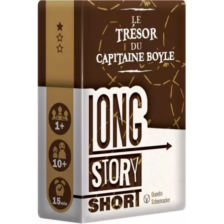 Jeu narratif - Long Story Short : Le Trésor du Capitaine Boyle - En quête de jeux