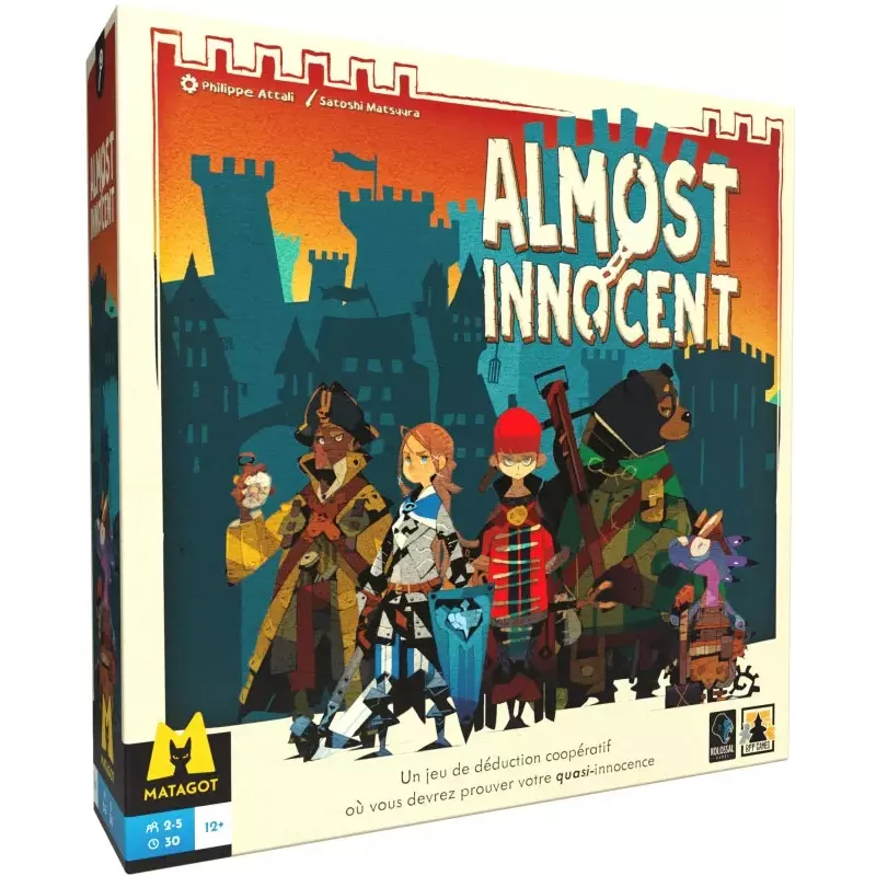 Jeu de déduction coopératif Almost Innocent - En Quête de Jeux