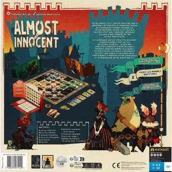 Jeu de déduction coopératif Almost Innocent - En Quête de Jeux