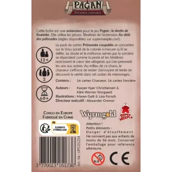 Extension Pagan - Présumée Coupable - En quête de jeux