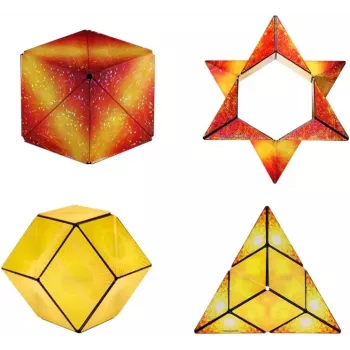 Cube puzzle - Shashibo Holographique SOLAR - En quête de jeux