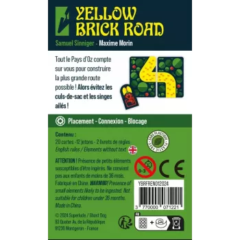 Jeu 2 joueurs - Yellow Brick Road - En quête de jeux