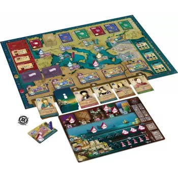 Amalfi : Renaissance | Jeu expert de stratégie et gestion