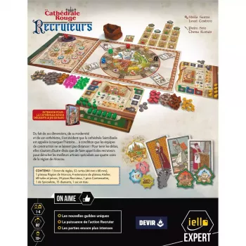 Extension pour le jeu La cathédrale rouge - Recruteurs - En quête de jeux