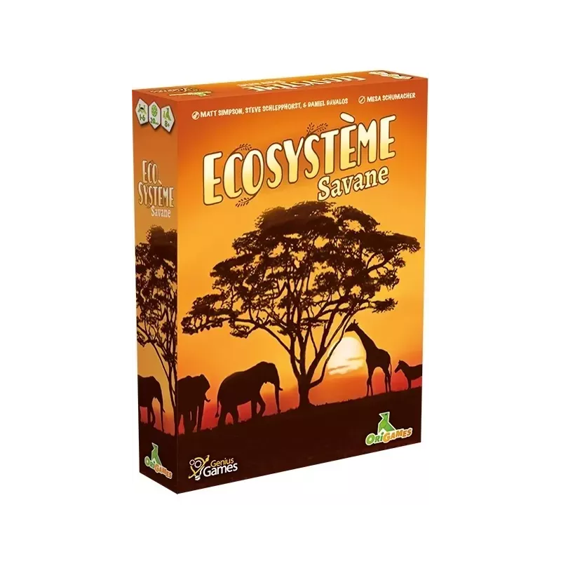 Jeu de cartes - Ecosystème : Savane - En quête de jeux