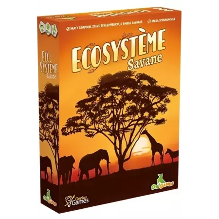 Jeu de cartes - Ecosystème : Savane - En quête de jeux