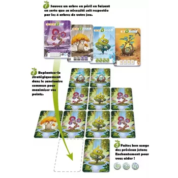 Jeu de cartes - Treetopia - En quête de jeux
