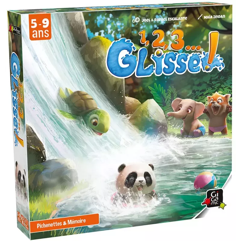 Jeu enfant - 1,2,3 GLISSE ! - En quête de jeux
