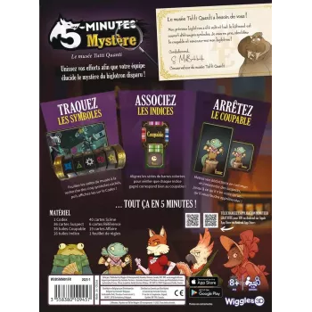 5 Minutes Mystère | Jeu coopératif d'enquête